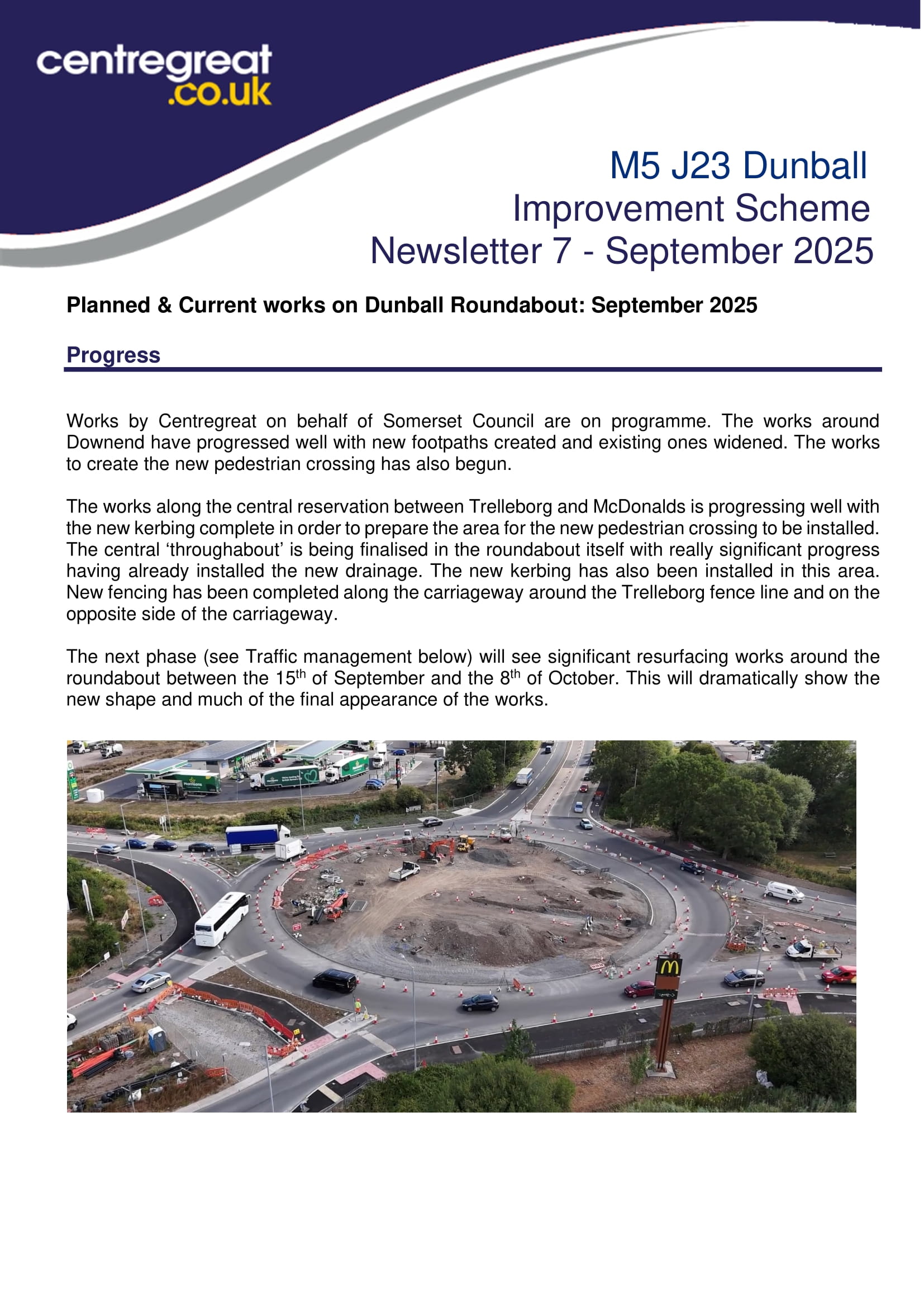 News letter September J Dunball